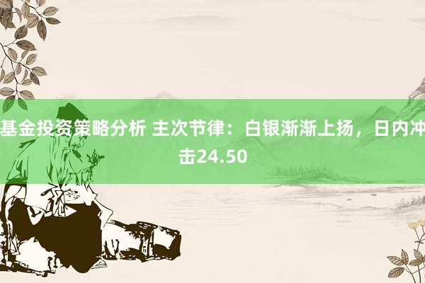 基金投资策略分析 主次节律：白银渐渐上扬，日内冲击24.50