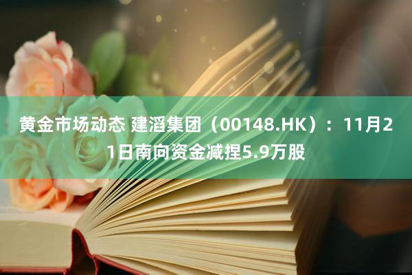 黄金市场动态 建滔集团（00148.HK）：11月21日南向资金减捏5.9万股