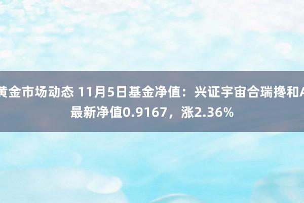 黄金市场动态 11月5日基金净值：兴证宇宙合瑞搀和A最新净值0.9167，涨2.36%