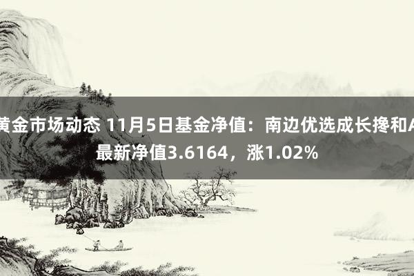 黄金市场动态 11月5日基金净值：南边优选成长搀和A最新净值3.6164，涨1.02%