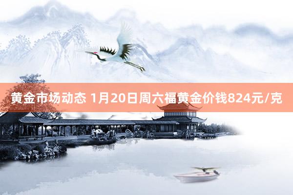 黄金市场动态 1月20日周六福黄金价钱824元/克