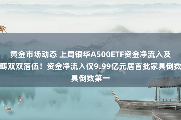 黄金市场动态 上周银华A500ETF资金净流入及总范畴双双落伍！资金净流入仅9.99亿元居首批家具倒数第一