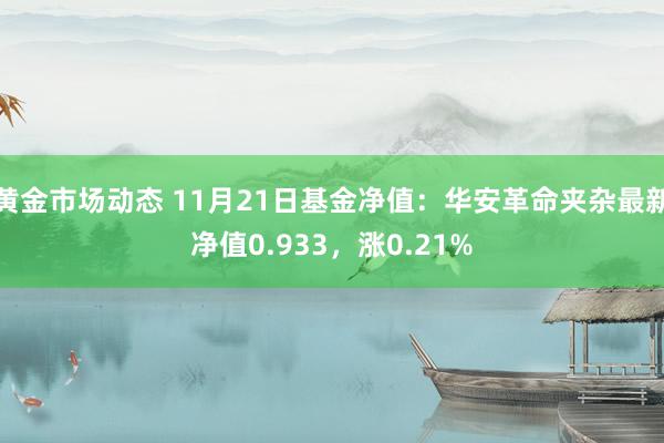 黄金市场动态 11月21日基金净值：华安革命夹杂最新净值0.933，涨0.21%