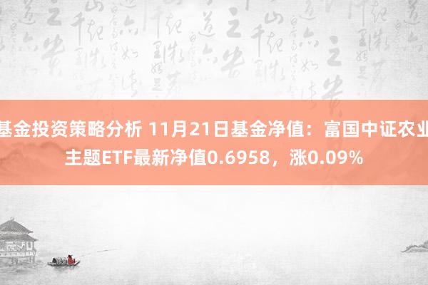 基金投资策略分析 11月21日基金净值：富国中证农业主题ETF最新净值0.6958，涨0.09%