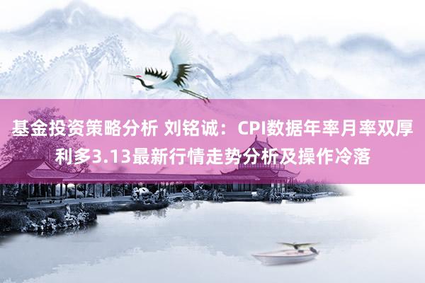 基金投资策略分析 刘铭诚：CPI数据年率月率双厚利多3.13最新行情走势分析及操作冷落